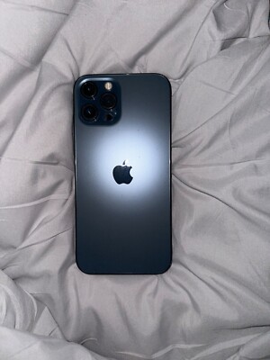 W/ Tik Tok! Apple iPhone 12 Pro Max - 128 GB - Blue (T-Mobile)
