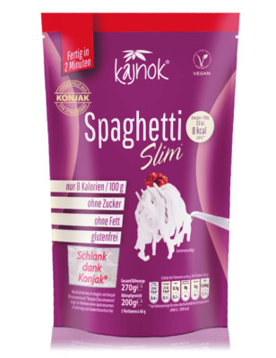 Konjak Spaghetti Slim von kajnok - Pasta aus Konjak Glucomannan zum Abnehmen 