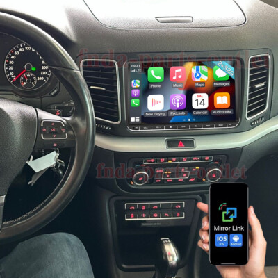 9'' Für 2010 2011 2012 2013 2014 VW Sharan Android 13 Carplay Autoradio 2+32G GPS