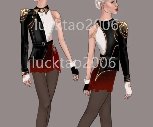 customized new style Figure skating Ice Skating Dress Gymnastics Costume 88157