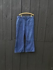 Men s Utility Denim Trousers Type 2 USN 36x28 USN vintage Bell Bottoms Navy