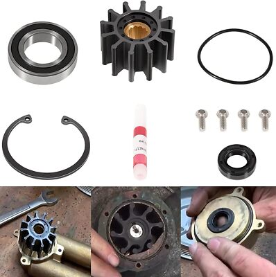 For Volvo Penta Raw Sea Water Pump Repair Rebuild Kit 5.0Gi 5.0GL 5.0GXi 5.0OSi