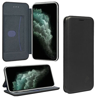 Leder Brieftasche Premium Flip perfekte Passform Cover Magnet Kartenfach Handy Buch Hülle