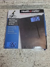 Health o meter LCD Carbon Fiber Digital Body Weight Scale, 400lb Capacity.