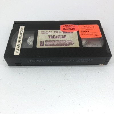 VHS: Treasure (1990) John Weisbarth, Freddie Rible, Robert
