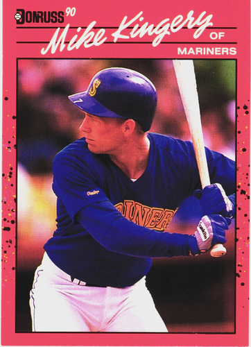 1990 - Donruss -- MIKE KINGERY -- Card # 601 -- Seattle Mariners - Bild 1 von 2