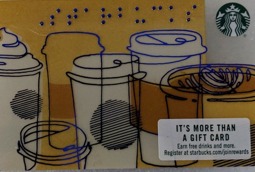 STARBUCKS COFFEE HOUSE THEME CARDS #starbuckscoffeehousecards #braillecards - Picture 11 of 12
