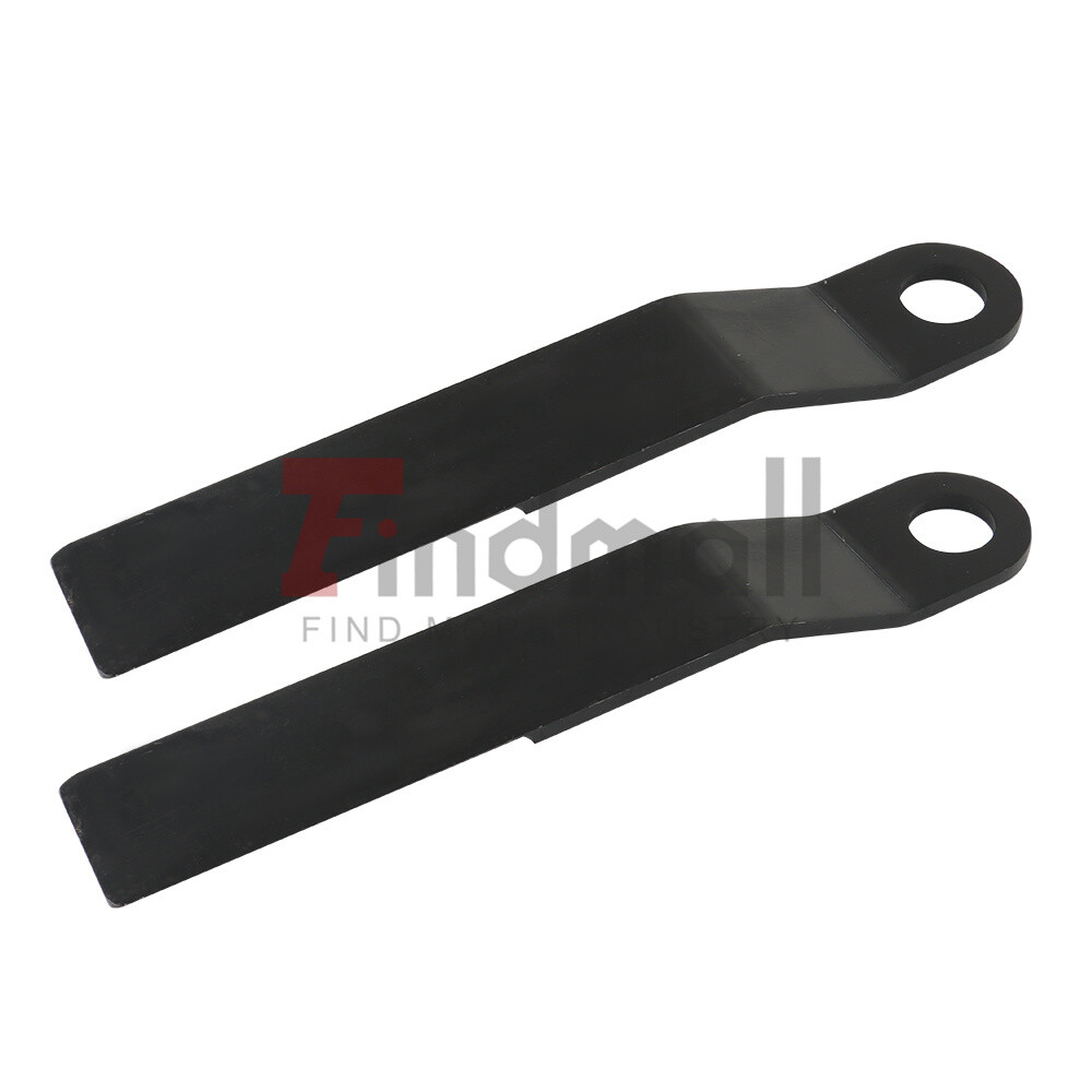 2pcs Heavy Duty AR400 Steel Mower Blades for King Skidsteer Brush Hog