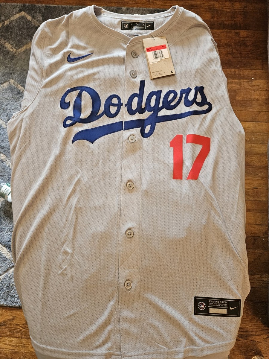 World Series LA Dodgers Shohei Ohtani Nike Gray Away
