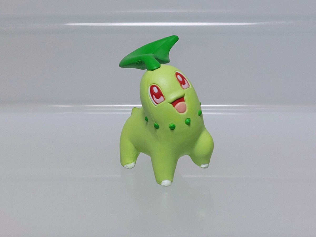 Chikorita Pokemon Clipping Figure Bandai 2009 Japan D08 1.2in | eBay