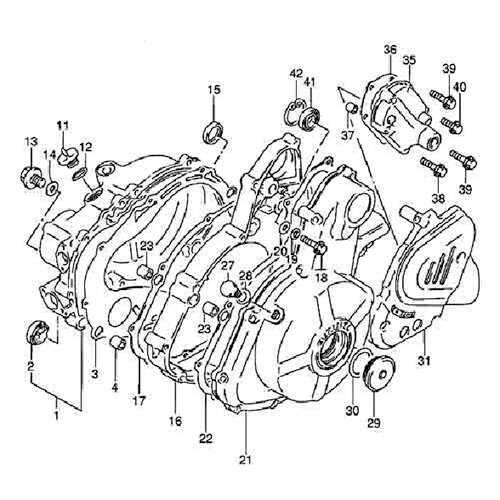 Visserie inox haut de gamme Allen moteur Suzuki DR 650 RSE RE