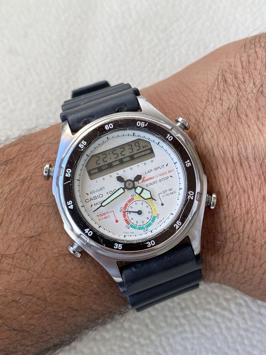 Vintage Casio AW-600 Wristwatch Module 373 Men's Alarm Vintage Casio AW-600 Wristwatch Module 373 Men's Alarm