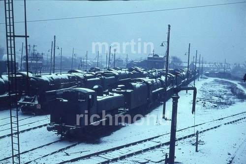 British Railways Steam 16.1.66 Snow Agfacolor 35mm Slide RN574
