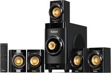 Home Theater 5.1 Surround Sound Small Subwoofer 5 Speakers