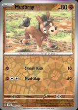 Pokemon Mudbray 91/162 Temporal Forces Reverse Holo 3 Card Lot