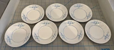 7 Spode Copeland Blanche De Chine Geisha Blue Round Fruit Dessert Sauce Bowls