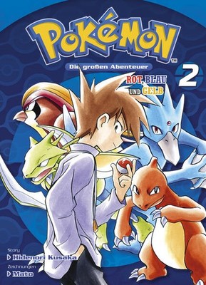 Pokémon - Die großen Abenteuer: Rot, Blau und Gelb 02 | Hidenori Kusaka, Mato