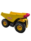 2004 - VINTAGE HASBRO TONKA MIGHTY BIG YELLOW DUMP TRUCK 19” RED HANDLE