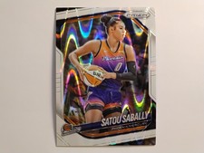 2025 Panini Prizm WNBA #4 Satou Sabally - White Seismic Prizm Phoenix Mercury