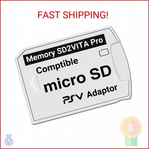 SD2Vita 6.0 PS Vita Micro SD Memory Card Adapter, Ultimate 6.0 Version Compatibl