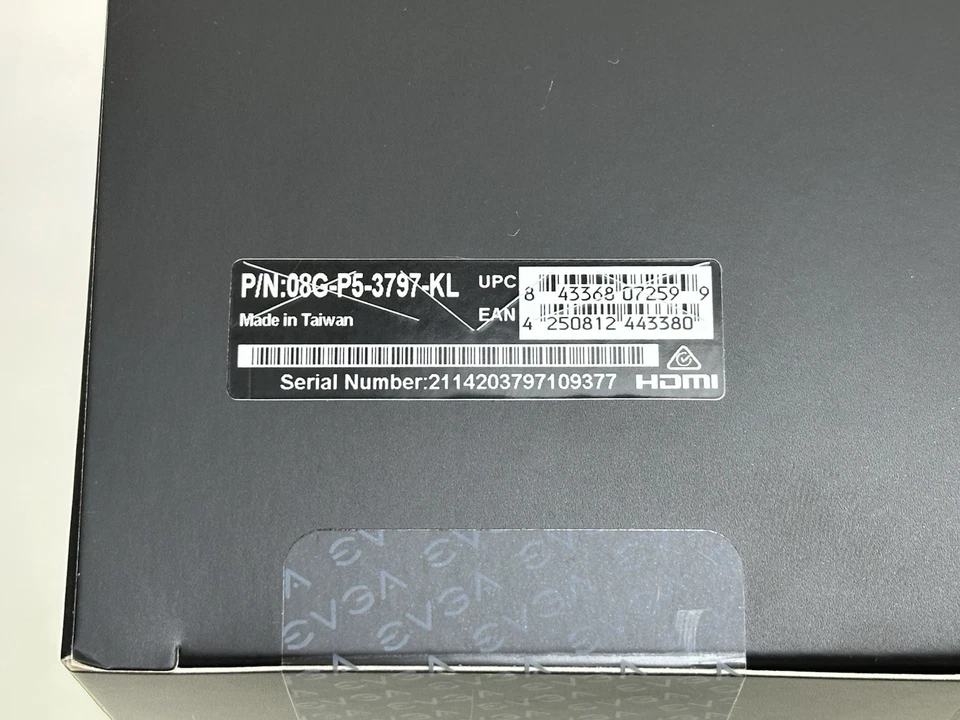 New Sealed EVGA GeForce RTX3070 Ti 8GB GDDR6X Ultra Gaming GPU 08G-P5-3797-KL - Image 2 of 4