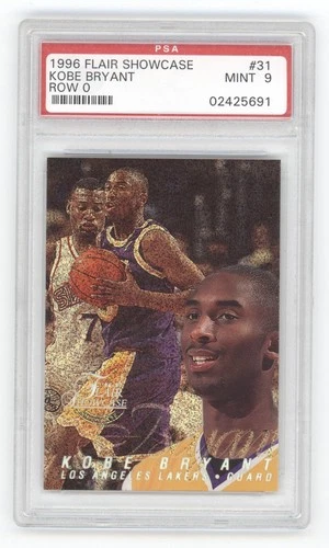 Kobe Bryant 1996-97 Flair Showcase Row 0 Rookie RC PSA 9 Lakers Q1887