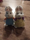 Vintage Ty Beanie Babies Plush Max And Ruby Characters By Rosemary Wells
