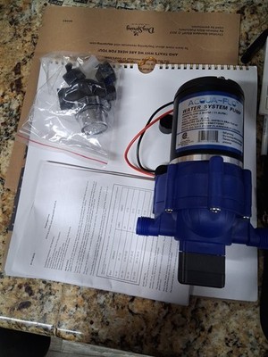 ACQUA-FLO WATER SYSTEM PUMP w STRAINER RV R14S4