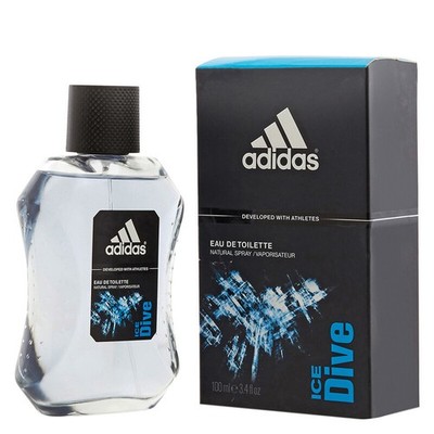 ADIDAS ICE DIVE for Men 3.4 oz 100 ml Eau de Toilette Spray NEW WITH BOX