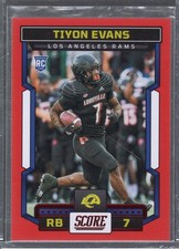 2023 Score Rookies Red Tiyon Evans #336  (GMH3)
