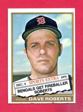 1976 Topps #649t n Dave Roberts TRADED (low garde)