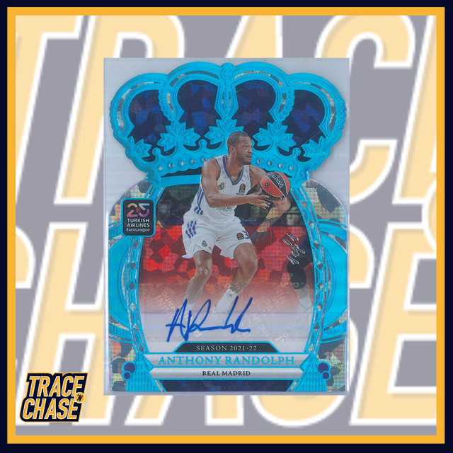 2024-25 Panini Crown Royale Euroleague BK Anthony Randolph Crown Auto 1/1!