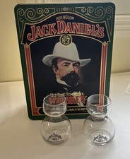 2 Double Bubble Glasses Jack Daniels Old Time...