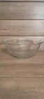 Pyrex #325 Clear Glass Blue Transparent Mixing Bowl 2.5 Qt 10" Outer 8.75" Inner