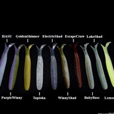 DRT 4.5" CRAMP SHAD JDM Swimbaits Japan Soft Plastic Fishing Lures FREE U.S SHIP