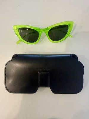 Yves Saint Laurent sunglasses Lily Cat Eye Brat Charli Neon 