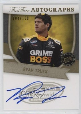 2012 Press Pass Fanfare Gold 104/150 Ryan Truex #RT Auto 4ib