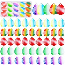 Fishing Lures Spinner Blades Kit, 50PCS DIY Lure Making Supplies Custom Small 