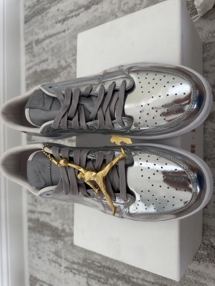 Preços baixos em Jordan 1 Retro OG Low Metallic Silver | eBay