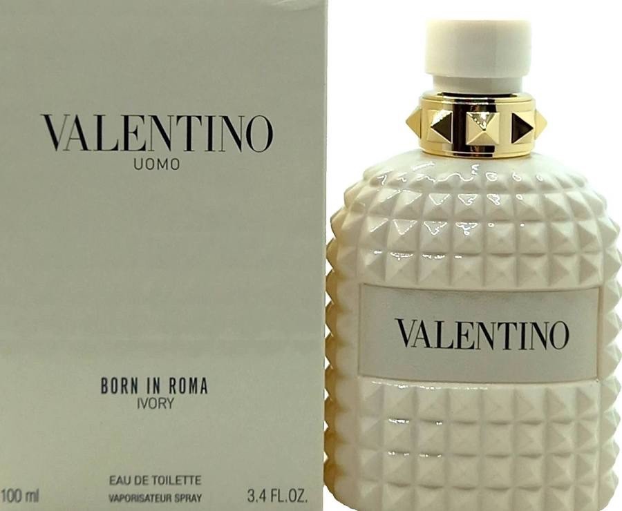 VALENTINO UOMO BORN IN ROMA IVORY EAU DE TOILETTE SPRAY FOR MEN 3.4 Oz  100 ml thumbnail 2