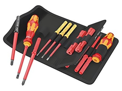 05006614001 Set: Schraubendreher isoliert 1kVAC PH/S1,PH/S2,PZ/S1,PZ/S2 WERA
