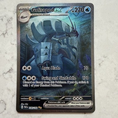 golisopod ex pokemon card SGC 10 Golisopod EX SIR Pokemon Paradox Rift 2023 246/182 main image 0