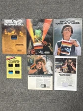 IMAGIC LOT of 6, 1982 Atari Video Games Print Ads Demon Attack, Riddle of Sphinx
