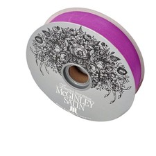 McGinley Satin Ribbon Purple 9 1 5/16" x 100 Yards Acetate Spool NEW Craft