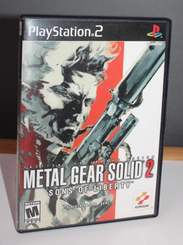 Sony Playstation 2 PS2 Metal Gear Solid 2 Sons Of Liberty Video Game Complete