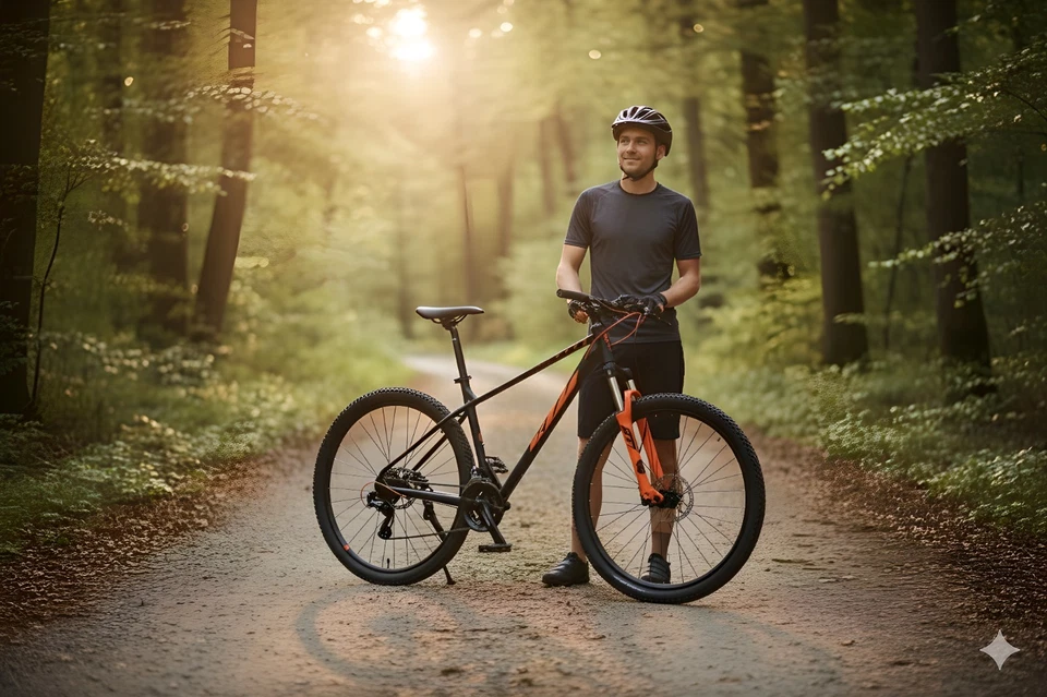 KTM Chicago 292 Hardtail MTB 29 Zoll 24 Gang Shimano 53cm XL Schwarz Orange - Bild 3 von 4