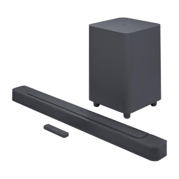 Jbl bar 500 soundbar a 5.1 canali per tv e subwoofer wireless con telecomando nero - Immagine 2