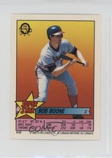 1989 Super Star Sticker Backs Bob Boone Bryan Harvey Lenny Dykstra #22 0au4