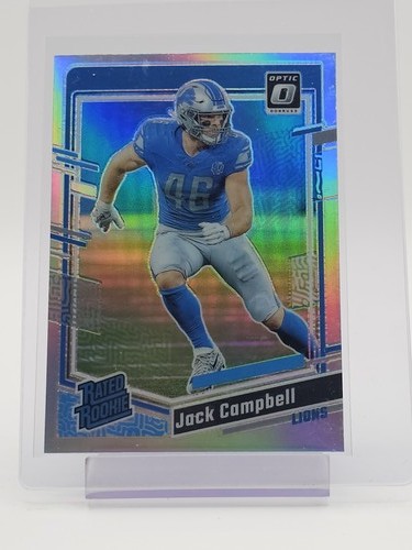 JACK CAMPBELL 2023 DONRUSS OPTIC PRIZM RATED ROOKIE #235 LIONS Q4561