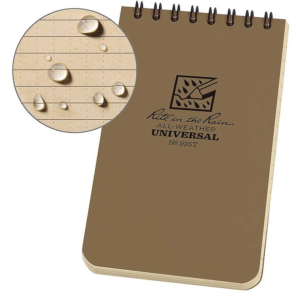 Desert RITR Waterproof Notebook, Medium